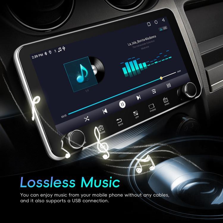Máy điều hướng tích hợp CarPlay Android 15 màn hình 10.36 inch với núm đôi, Chuẩn, Chuẩn + AHD + Micro