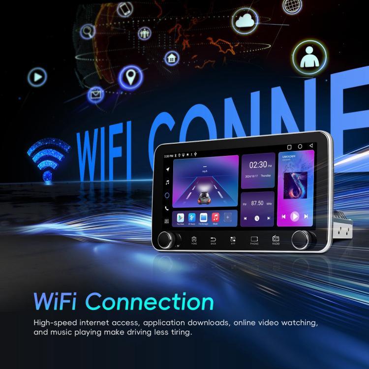 Máy điều hướng tích hợp CarPlay Android 15 màn hình 10.36 inch với núm đôi, Chuẩn, Chuẩn + AHD + Micro