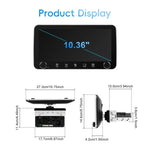 Máy điều hướng tích hợp CarPlay Android 15 màn hình 10.36 inch với núm đôi, Chuẩn, Chuẩn + AHD + Micro