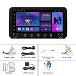 Máy điều hướng tích hợp CarPlay Android 15 màn hình 10.36 inch với núm đôi, Chuẩn, Chuẩn + AHD + Micro
