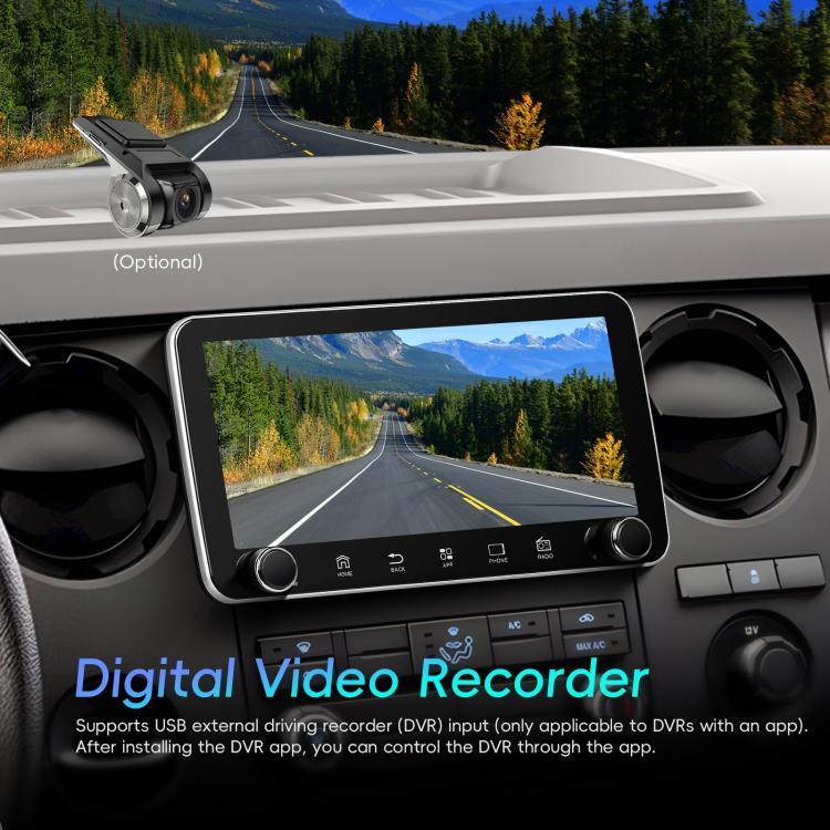 Máy điều hướng tích hợp CarPlay Android 15 màn hình 10.36 inch với núm đôi, Chuẩn, Chuẩn + AHD + Micro