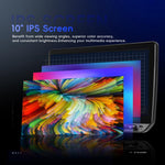 Máy điều hướng âm thanh video tích hợp Android 15 màn hình 10 inch, Chuẩn, Chuẩn + AHD + Micro