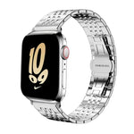 Dây đồng hồ thép không gỉ đặc bảy hạt xDfind, Dành cho Apple Watch 42 / 44 / 45 / 46 / 49mm 22mm, Dành cho Apple Watch 38 / 40 / 41 / S10 42mm 20mm