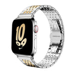Dây đồng hồ thép không gỉ đặc bảy hạt xDfind, Dành cho Apple Watch 42 / 44 / 45 / 46 / 49mm 22mm, Dành cho Apple Watch 38 / 40 / 41 / S10 42mm 20mm