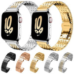 Dây đồng hồ thép không gỉ đặc bảy hạt xDfind, Dành cho Apple Watch 42 / 44 / 45 / 46 / 49mm 22mm, Dành cho Apple Watch 38 / 40 / 41 / S10 42mm 20mm