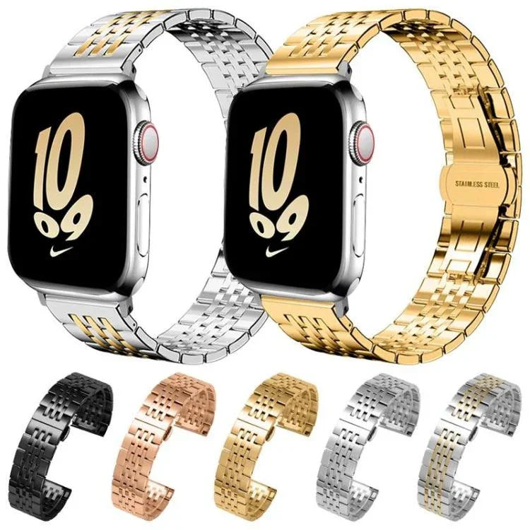 Dây đồng hồ thép không gỉ đặc bảy hạt xDfind, Dành cho Apple Watch 42 / 44 / 45 / 46 / 49mm 22mm, Dành cho Apple Watch 38 / 40 / 41 / S10 42mm 20mm