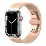 Dây đồng hồ thép không gỉ đặc hạt tre một viên xDfind, Dành cho Apple Watch 42 / 44 / 45 / 46 / 49mm 22mm, Dành cho Apple Watch 38 / 40 / 41 / S10 42mm 20mm