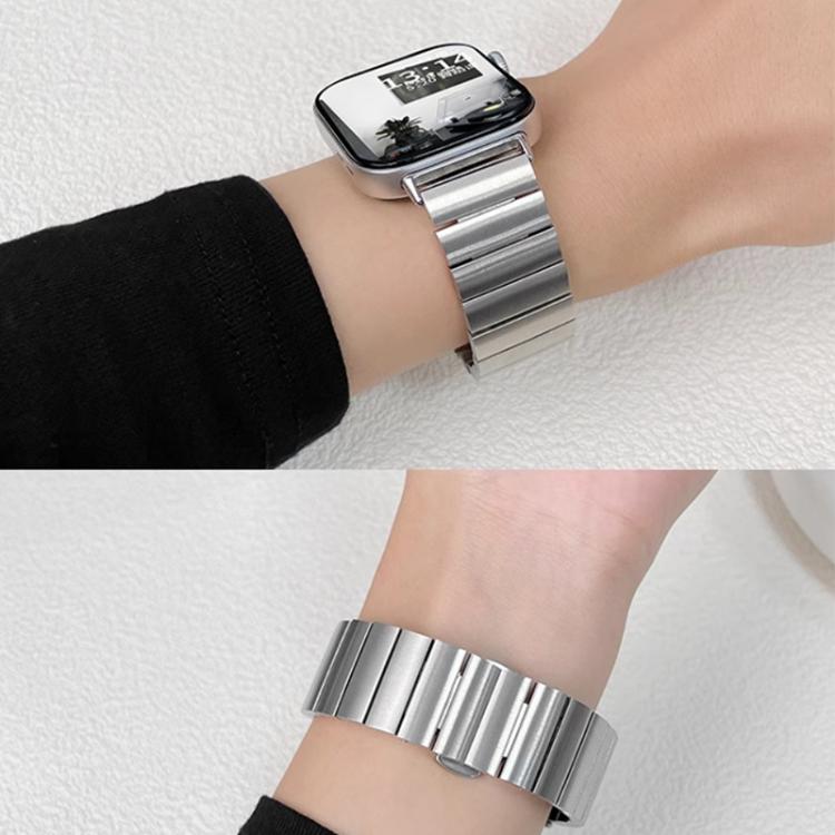 Dây đồng hồ thép không gỉ đặc hạt tre một viên xDfind, Dành cho Apple Watch 42 / 44 / 45 / 46 / 49mm 22mm, Dành cho Apple Watch 38 / 40 / 41 / S10 42mm 20mm