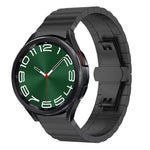 Dây đồng hồ thép không gỉ nguyên khối xDfind một hạt tre, dành cho Samsung Galaxy Watch8 / Watch8 Classic 22mm, Samsung Galaxy Watch 7 / 6 / 5 / FE 20mm, Samsung Galaxy Fit3 SM-R390 18mm