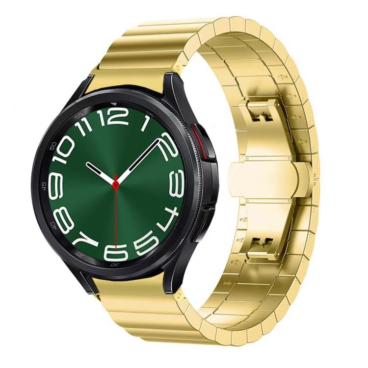 Dây đồng hồ thép không gỉ nguyên khối xDfind một hạt tre, dành cho Samsung Galaxy Watch8 / Watch8 Classic 22mm, Samsung Galaxy Watch 7 / 6 / 5 / FE 20mm, Samsung Galaxy Fit3 SM-R390 18mm