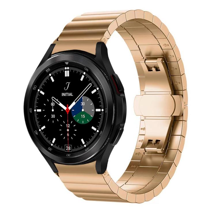 Dây đồng hồ thép không gỉ nguyên khối xDfind một hạt tre, dành cho Samsung Galaxy Watch8 / Watch8 Classic 22mm, Samsung Galaxy Watch 7 / 6 / 5 / FE 20mm, Samsung Galaxy Fit3 SM-R390 18mm