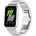 Dây đồng hồ thép không gỉ nguyên khối xDfind một hạt tre, dành cho Samsung Galaxy Watch8 / Watch8 Classic 22mm, Samsung Galaxy Watch 7 / 6 / 5 / FE 20mm, Samsung Galaxy Fit3 SM-R390 18mm