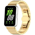 Dây đồng hồ thép không gỉ nguyên khối xDfind một hạt tre, dành cho Samsung Galaxy Watch8 / Watch8 Classic 22mm, Samsung Galaxy Watch 7 / 6 / 5 / FE 20mm, Samsung Galaxy Fit3 SM-R390 18mm