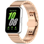 Dây đồng hồ thép không gỉ nguyên khối xDfind một hạt tre, dành cho Samsung Galaxy Watch8 / Watch8 Classic 22mm, Samsung Galaxy Watch 7 / 6 / 5 / FE 20mm, Samsung Galaxy Fit3 SM-R390 18mm
