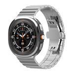 Dây đồng hồ thép không gỉ nguyên khối xDfind một hạt tre, dành cho Samsung Galaxy Watch8 / Watch8 Classic 22mm, Samsung Galaxy Watch 7 / 6 / 5 / FE 20mm, Samsung Galaxy Fit3 SM-R390 18mm