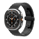Dây đồng hồ thép không gỉ nguyên khối xDfind một hạt tre, dành cho Samsung Galaxy Watch8 / Watch8 Classic 22mm, Samsung Galaxy Watch 7 / 6 / 5 / FE 20mm, Samsung Galaxy Fit3 SM-R390 18mm