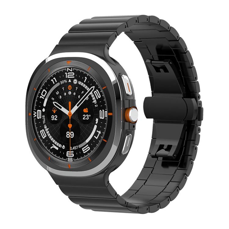 Dây đồng hồ thép không gỉ nguyên khối xDfind một hạt tre, dành cho Samsung Galaxy Watch8 / Watch8 Classic 22mm, Samsung Galaxy Watch 7 / 6 / 5 / FE 20mm, Samsung Galaxy Fit3 SM-R390 18mm