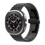 Dây đồng hồ thép không gỉ nguyên khối xDfind một hạt tre, dành cho Samsung Galaxy Watch8 / Watch8 Classic 22mm, Samsung Galaxy Watch 7 / 6 / 5 / FE 20mm, Samsung Galaxy Fit3 SM-R390 18mm