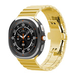 Dây đồng hồ thép không gỉ nguyên khối xDfind một hạt tre, dành cho Samsung Galaxy Watch8 / Watch8 Classic 22mm, Samsung Galaxy Watch 7 / 6 / 5 / FE 20mm, Samsung Galaxy Fit3 SM-R390 18mm