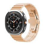 Dây đồng hồ thép không gỉ nguyên khối xDfind một hạt tre, dành cho Samsung Galaxy Watch8 / Watch8 Classic 22mm, Samsung Galaxy Watch 7 / 6 / 5 / FE 20mm, Samsung Galaxy Fit3 SM-R390 18mm