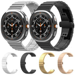 Dây đồng hồ thép không gỉ nguyên khối xDfind một hạt tre, dành cho Samsung Galaxy Watch8 / Watch8 Classic 22mm, Samsung Galaxy Watch 7 / 6 / 5 / FE 20mm, Samsung Galaxy Fit3 SM-R390 18mm