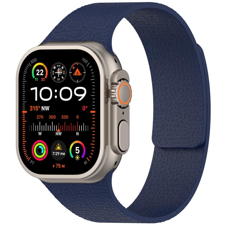 Dây đồng hồ silicone khóa nam châm họa tiết vỏ vải xDfind, Dành cho Apple Watch 42 / 44 / 45 / 46 / 49mm, Dành cho Apple Watch 38 / 40 / 41 / S10 42mm