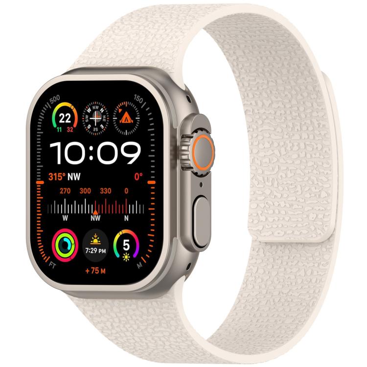Dây đồng hồ silicone khóa nam châm họa tiết vỏ vải xDfind, Dành cho Apple Watch 42 / 44 / 45 / 46 / 49mm, Dành cho Apple Watch 38 / 40 / 41 / S10 42mm