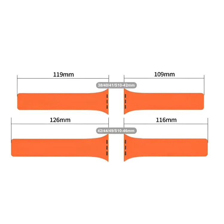 Dây đồng hồ silicone khóa nam châm họa tiết vỏ vải xDfind, Dành cho Apple Watch 42 / 44 / 45 / 46 / 49mm, Dành cho Apple Watch 38 / 40 / 41 / S10 42mm