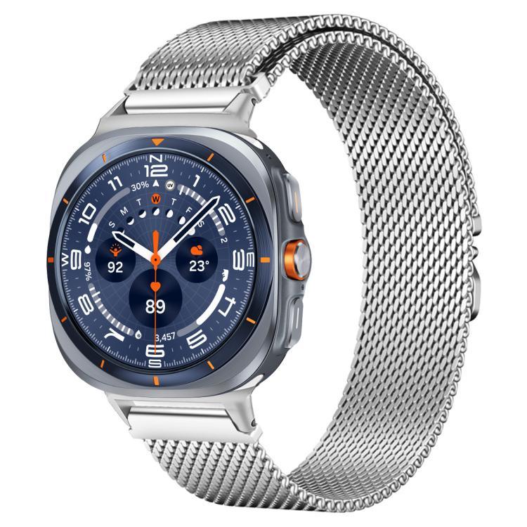 Dây đồng hồ thép không gỉ khóa dù Milanese xDfind, dành cho Samsung Galaxy Watch Ultra / Ultra 2025, Samsung Galaxy Watch8 / Watch8 Classic 22mm
