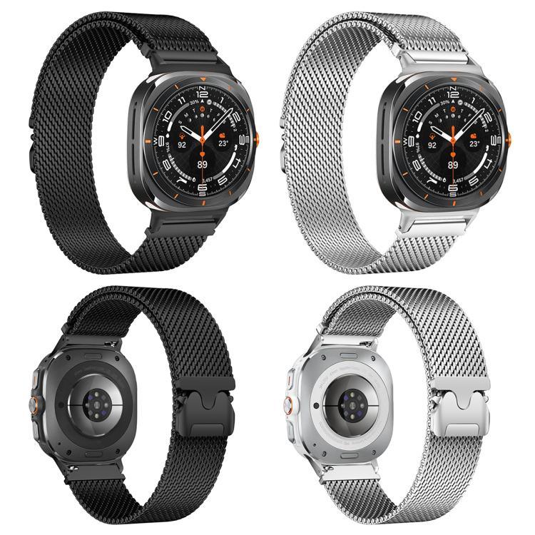 Dây đồng hồ thép không gỉ khóa dù Milanese xDfind, dành cho Samsung Galaxy Watch Ultra / Ultra 2025, Samsung Galaxy Watch8 / Watch8 Classic 22mm