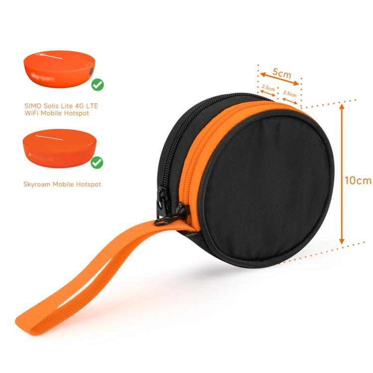 Túi đựng phụ kiện nylon di động cho bộ định tuyến WiFi Solis Lite, Túi đựng bộ định tuyến WiFi