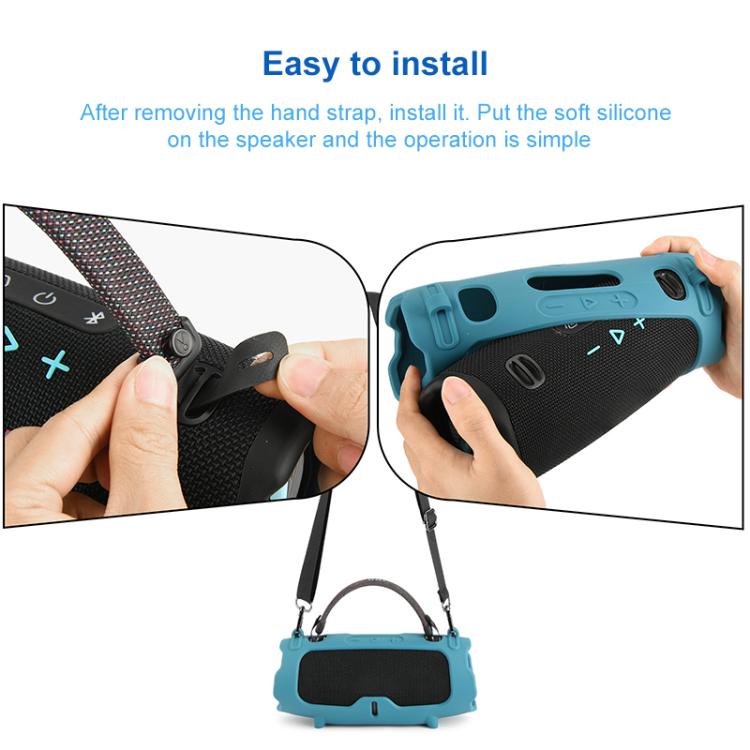 Bọc bảo vệ silicone Túi vỏ mềm loa đeo chéo di động, cho JBL Charge 6