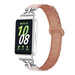 Dây đồng hồ silicone nam châm ba hạt hình chữ D, dành cho Samsung Galaxy Fit3