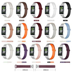 Dây đồng hồ silicone nam châm ba hạt hình chữ D, dành cho Samsung Galaxy Fit3