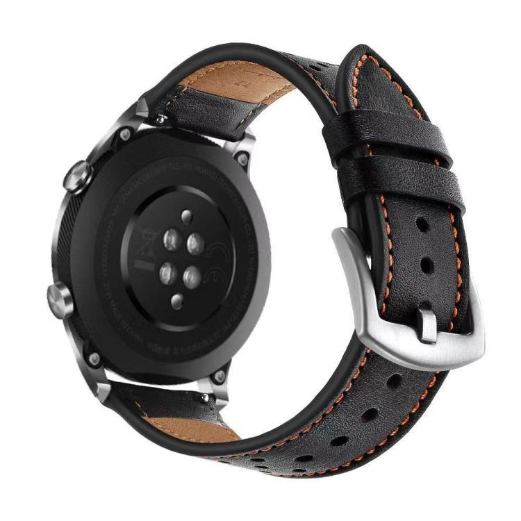 Dây đồng hồ da cổ điển có lỗ, dành cho Samsung Galaxy Watch Ultra 47mm / Ultra 2025