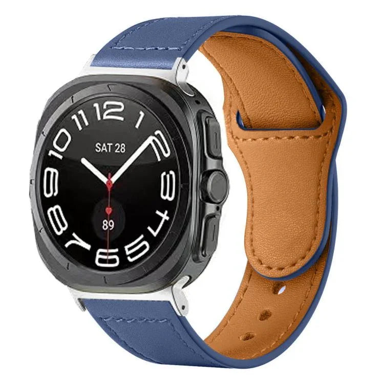 Dây đồng hồ da khóa ngược đinh tán, dành cho Samsung Galaxy Watch Ultra 47mm / Ultra 2025