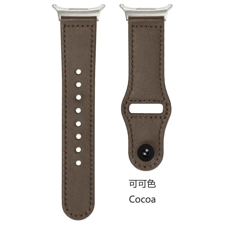 Dây đồng hồ da khóa ngược đinh tán, dành cho Samsung Galaxy Watch Ultra 47mm / Ultra 2025