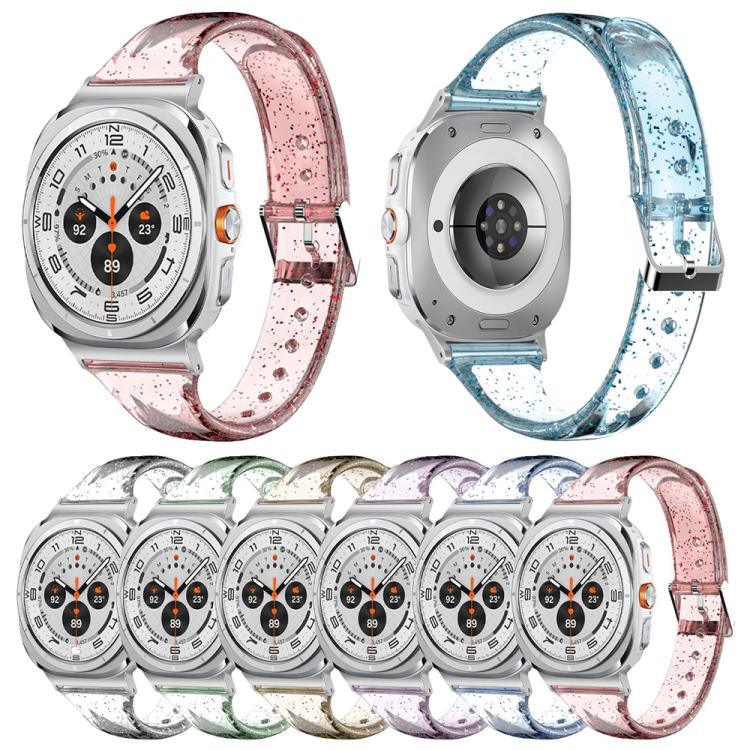 Dây đồng hồ TPU lấp lánh, dành cho Samsung Galaxy Watch Ultra 47mm / Ultra 2025