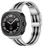 Dây đồng hồ thép không gỉ năm hạt khóa rùa, dành cho Samsung Galaxy Watch Ultra 47mm / Ultra 2025