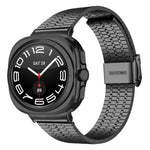 Dây đồng hồ thép không gỉ khóa bảy hạt, dành cho Samsung Galaxy Watch Ultra 47mm / Ultra 2025