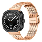Dây đồng hồ thép không gỉ khóa bảy hạt, dành cho Samsung Galaxy Watch Ultra 47mm / Ultra 2025