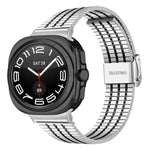 Dây đồng hồ thép không gỉ khóa bảy hạt, dành cho Samsung Galaxy Watch Ultra 47mm / Ultra 2025