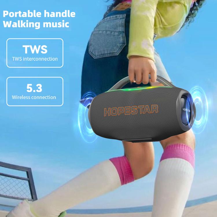 HOPESTAR H87 70W Outdoor Portable Waterproof Bluetooth Speaker, Support 3.5mm Jack