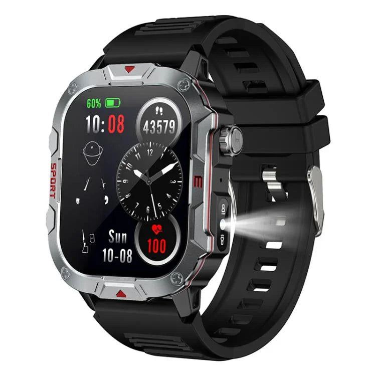 Đồng hồ thông minh thể thao ngoài trời BT màn hình TFT 2.19 inch C40 Pro hỗ trợ theo dõi nhịp tim
