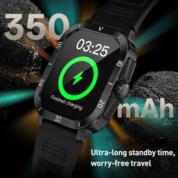 Đồng hồ thông minh thể thao ngoài trời BT màn hình TFT 2.19 inch C50 Pro hỗ trợ theo dõi nhịp tim
