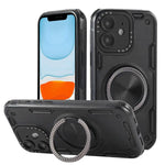 Ốp điện thoại nam châm xoay 360 độ Mecha ba lõi, dành cho iPhone 12, dành cho iPhone 12 Pro, dành cho iPhone 11