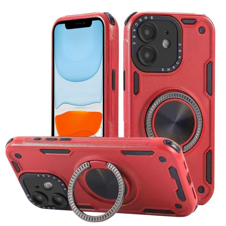 Ốp điện thoại nam châm xoay 360 độ Mecha ba lõi, dành cho iPhone 12, dành cho iPhone 12 Pro, dành cho iPhone 11