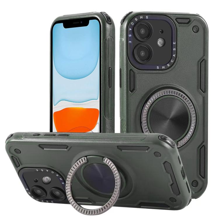 Ốp điện thoại nam châm xoay 360 độ Mecha ba lõi, dành cho iPhone 12, dành cho iPhone 12 Pro, dành cho iPhone 11