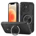 Ốp điện thoại nam châm xoay 360 độ Mecha ba lõi, dành cho iPhone 12, dành cho iPhone 12 Pro, dành cho iPhone 11