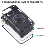 Ốp điện thoại nam châm xoay 360 độ Mecha ba lõi, dành cho iPhone 12, dành cho iPhone 12 Pro, dành cho iPhone 11